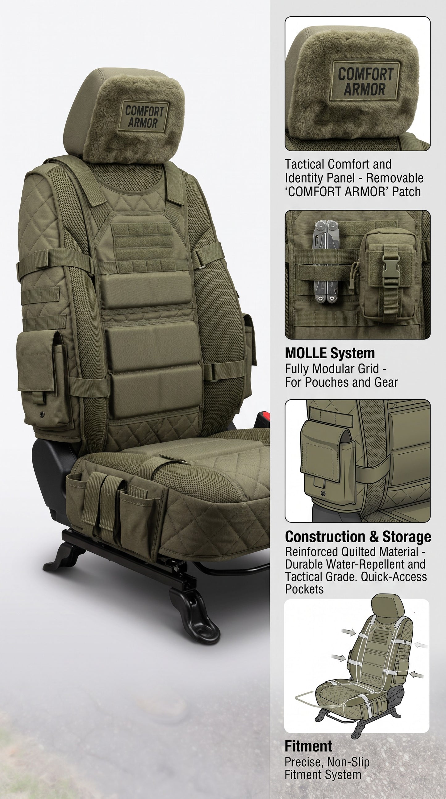 Strike Seat Car Covers