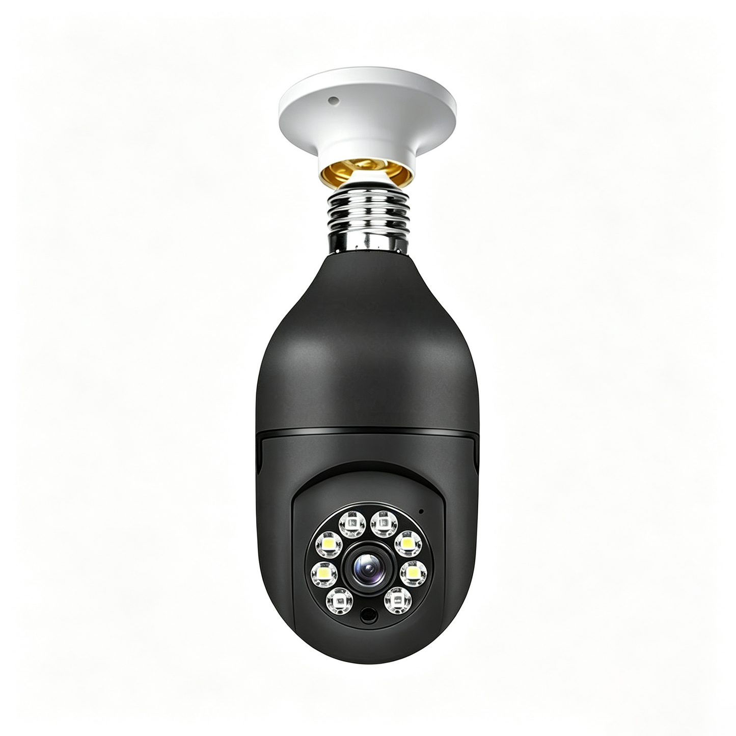 E27 WiFi Light Bulb Security Camera with Night Vision