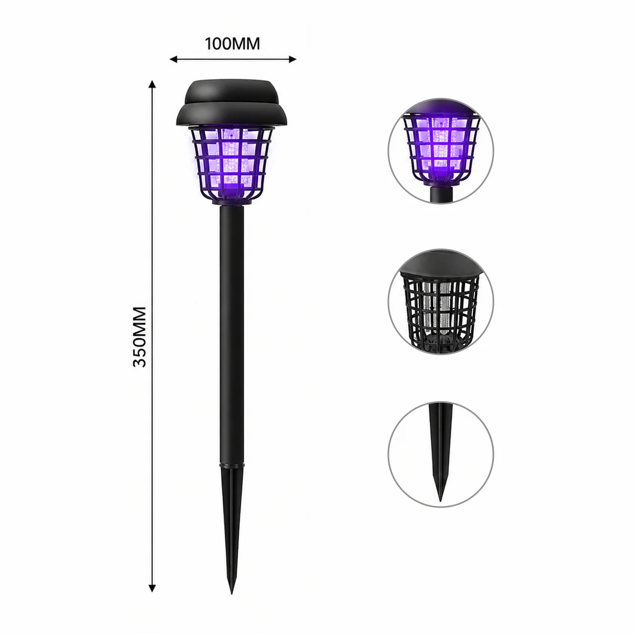 Solar-Powered Mosquito Killer Lamp