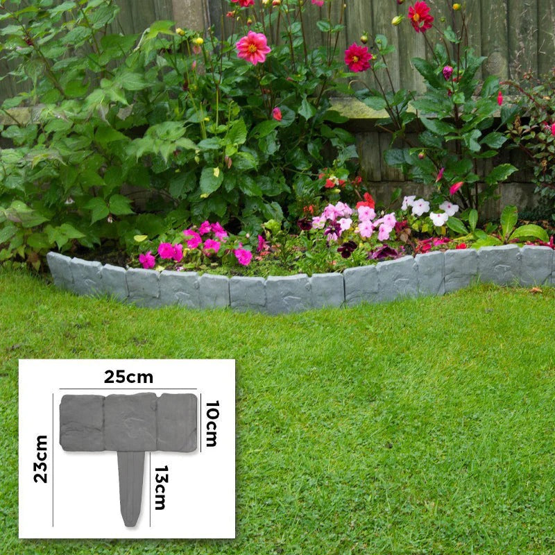 Faux Stone Garden Edging Border