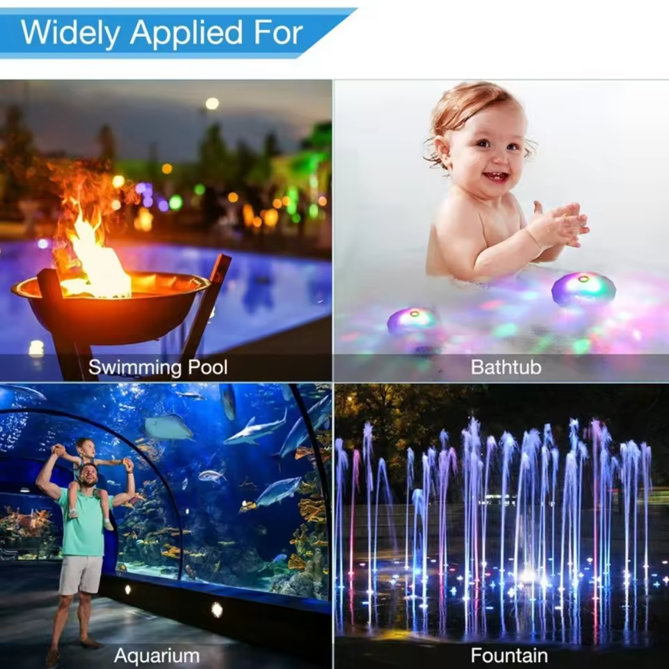 Solar-Powered Floating LED Light