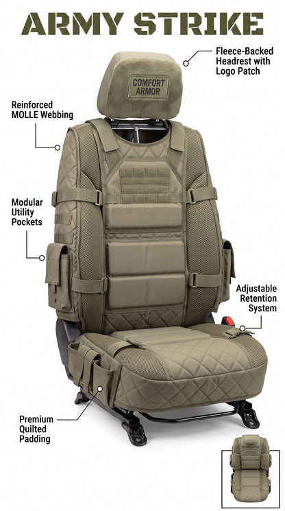 Strike Seat Car Covers
