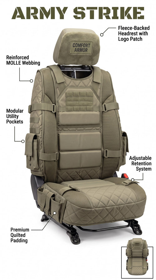 Strike Seat Car Covers