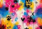 Personalized Graffiti Art Oil Painting Dog Cat Photo Anti‑Slip Welcome Doormat with Name Home Decor Housewarming Gift for Pet Lovers