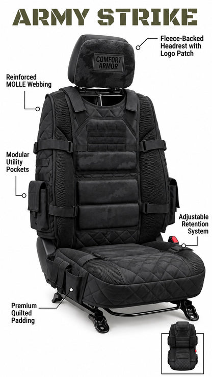 Strike Seat Car Covers