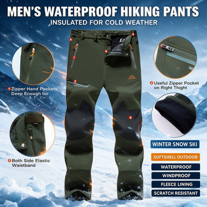 Men's Waterproof Pants Insulated