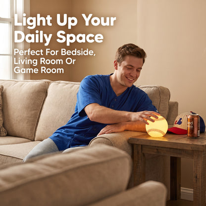 Baseball Glow Night Light – The Ultimate Fan Must-Have Decor