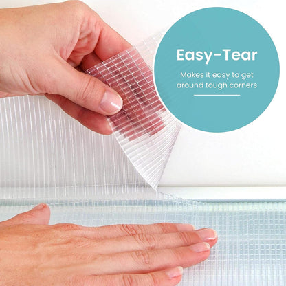 Taupe Perforated Solid Grip Non-Adhesive Drawer and Shelf Liner