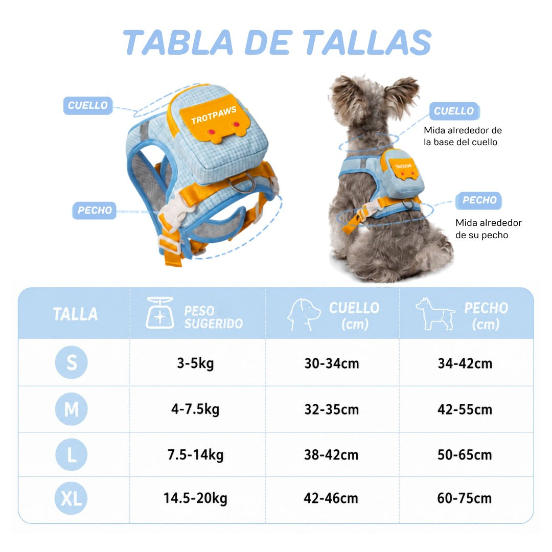Cute dog backpack