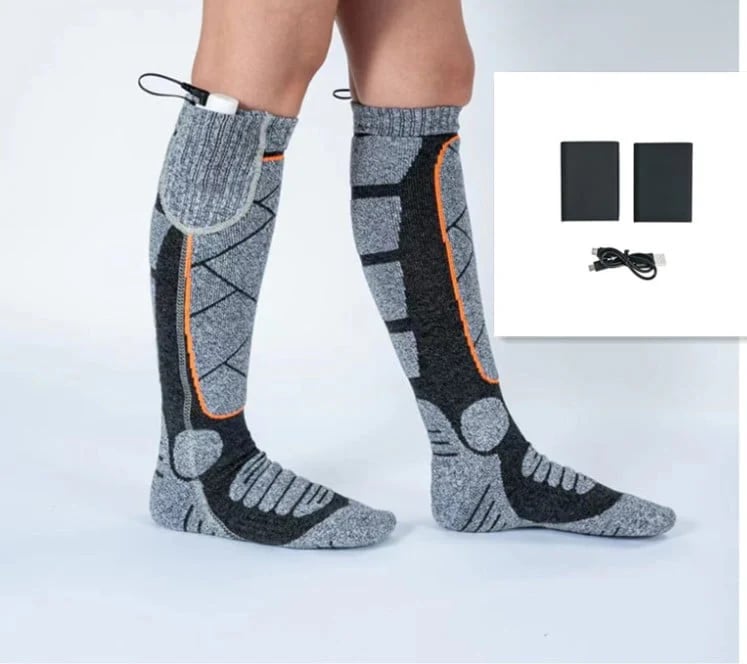 🎁Christmas offer: 50% discount🎅 Washable, rechargeable heated socks for women and men