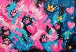 Personalized Graffiti Art Oil Painting Dog Cat Photo Anti‑Slip Welcome Doormat with Name Home Decor Housewarming Gift for Pet Lovers