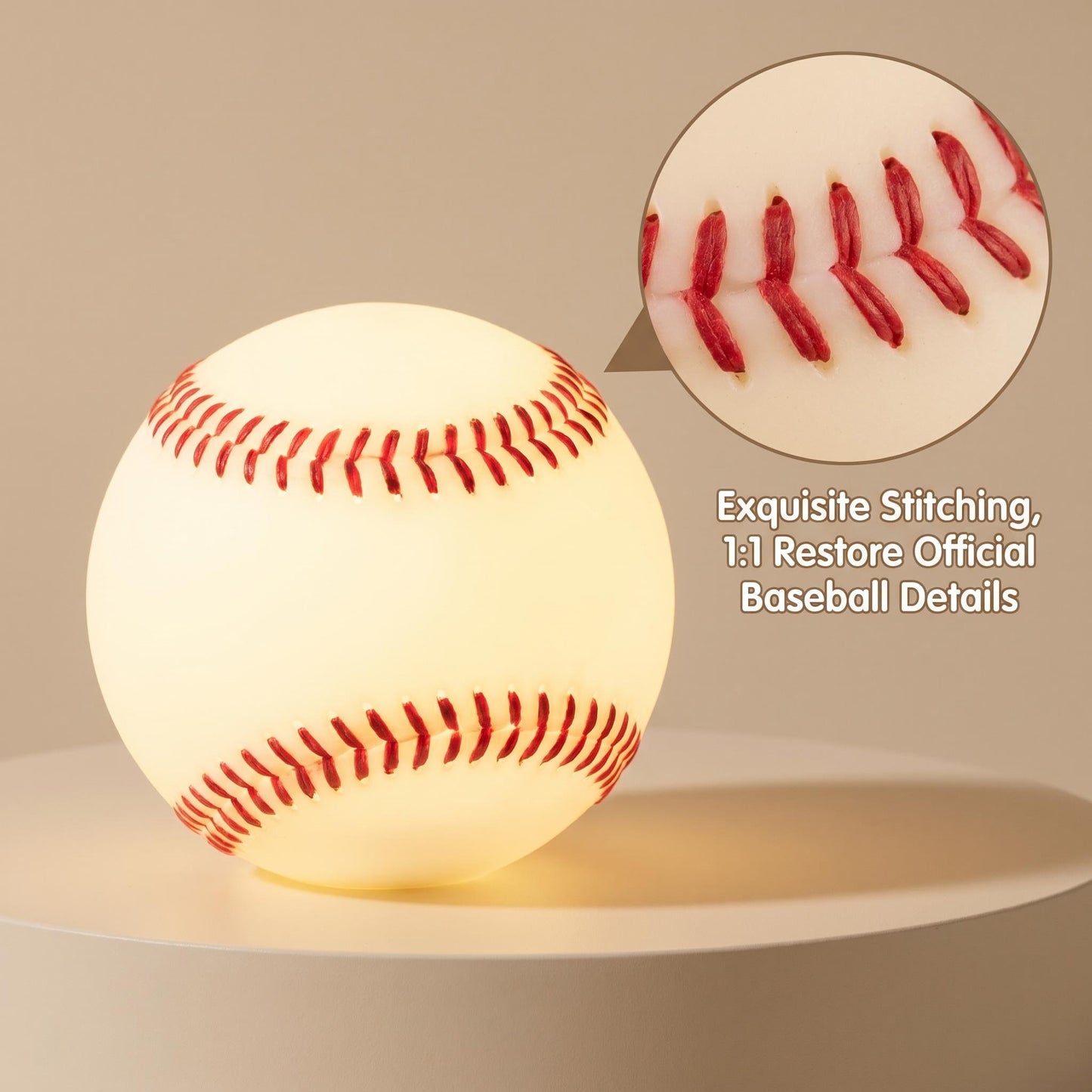 Baseball Glow Night Light – The Ultimate Fan Must-Have Decor