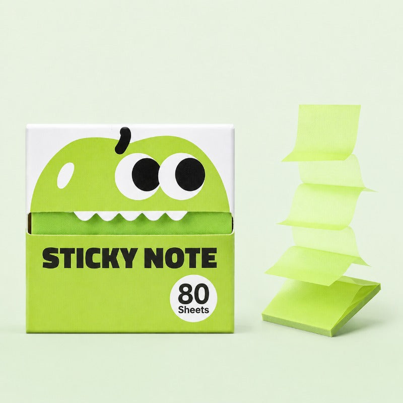 Transparent Pull-Out Glitter Sticky Notes