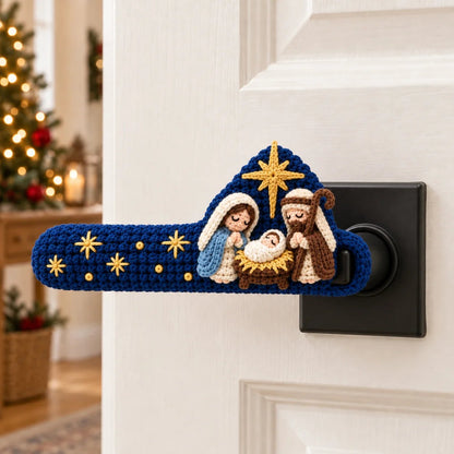 🔥Hand-Crocheted Blessing Door Handle Covers – Warm Handmade Home Decor