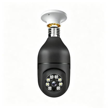 E27 WiFi Light Bulb Security Camera with Night Vision
