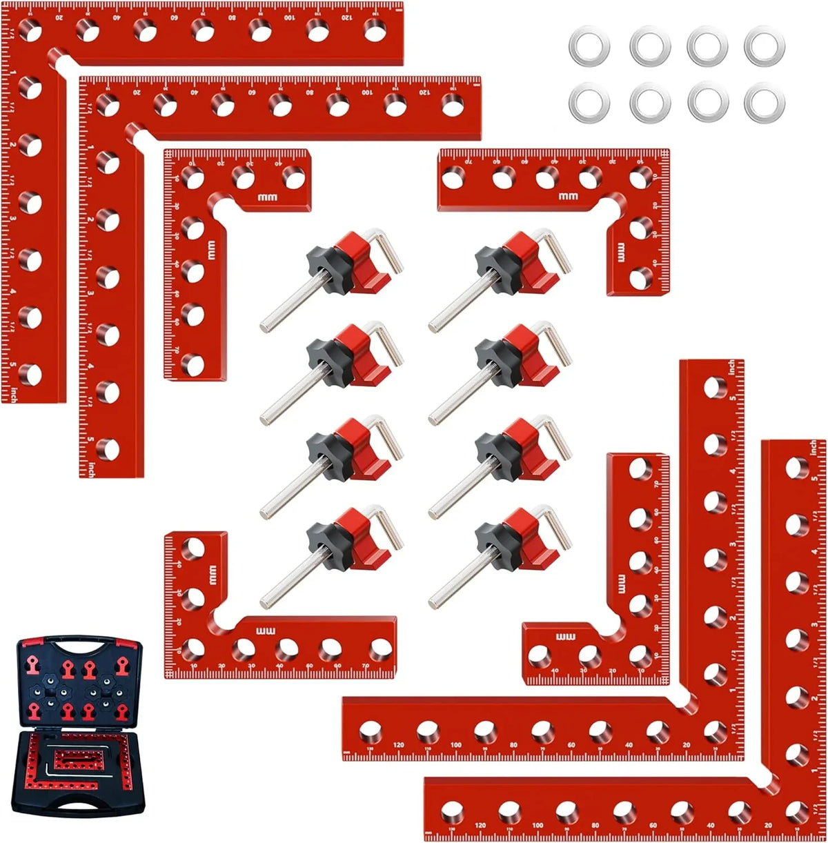 Mroace 90 Degree Aluminum Corner Clamps