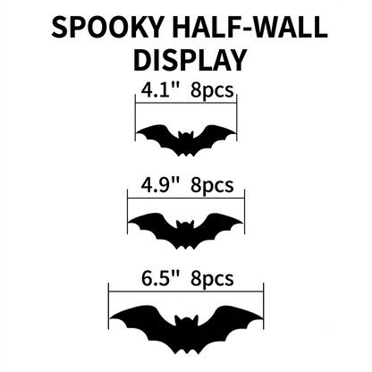 3D Spiders&Bat Light Design LED Decorations