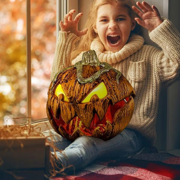 🎃 Halloween Scary Pumpkin With Lights and Scream