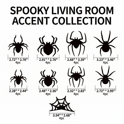 3D Spiders&Bat Light Design LED Decorations