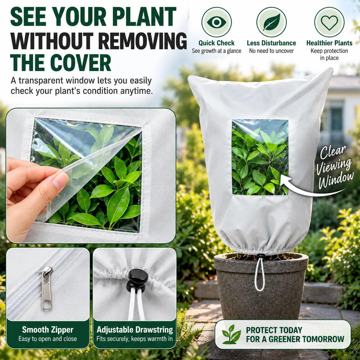 🌿 Winter Garden Must Have | Reusable Frost Protection Covers for Plants, Shrubs & Young Trees ❄️