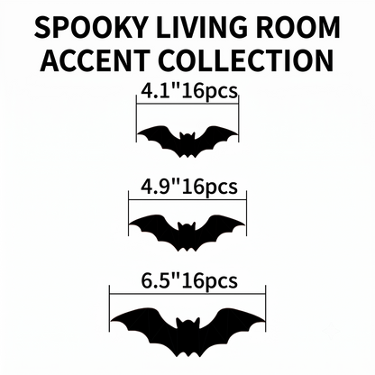 3D Spiders&Bat Light Design LED Decorations