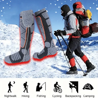 🎁Christmas offer: 50% discount🎅 Washable, rechargeable heated socks for women and men