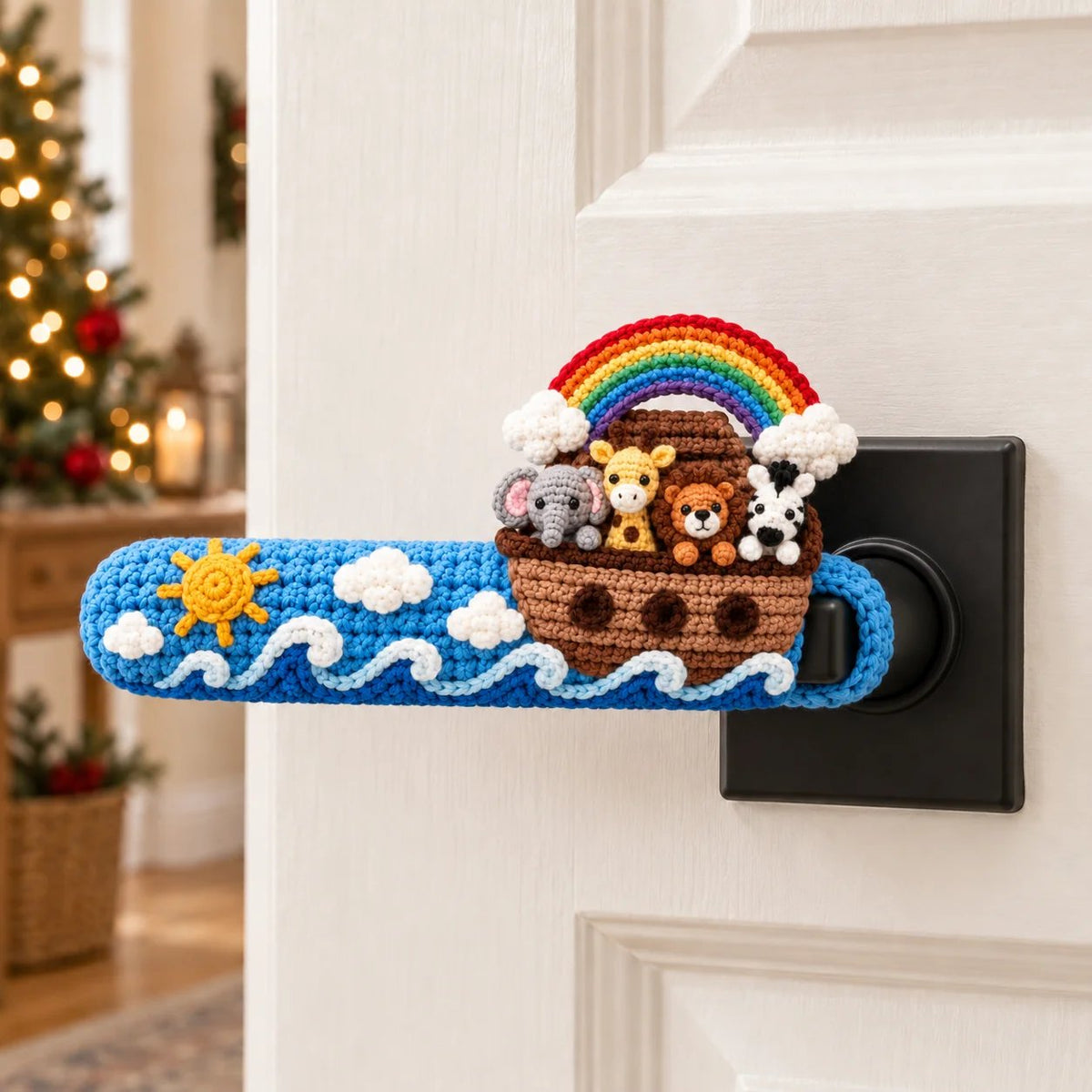 🔥Hand-Crocheted Blessing Door Handle Covers – Warm Handmade Home Decor
