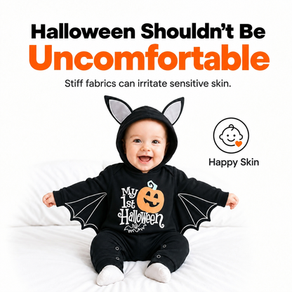 FINAL CLEARANCE: BABY BAT COSTUME(Black photo frame)