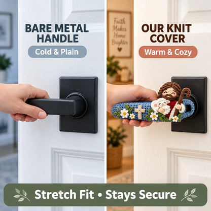 🔥Hand-Crocheted Blessing Door Handle Covers – Warm Handmade Home Decor