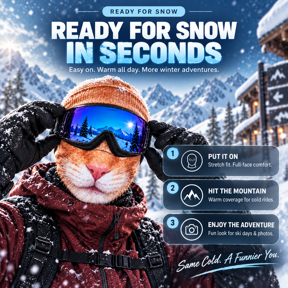 🦊 50% OFF Animal Face Ski Mask – The Funniest Winter Balaclava Everyone Will Ask About