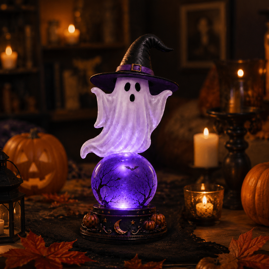 👻 Halloween Crystal Ball Lamp