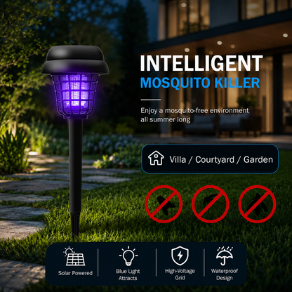 Solar-Powered Mosquito Killer Lamp