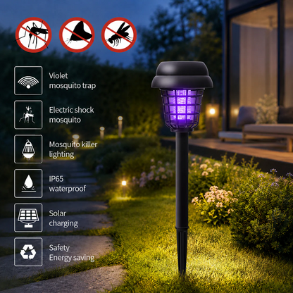 Solar-Powered Mosquito Killer Lamp