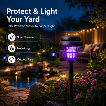 Solar-Powered Mosquito Killer Lamp