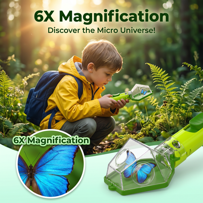 Handheld Insect Catcher With 6x Magnification