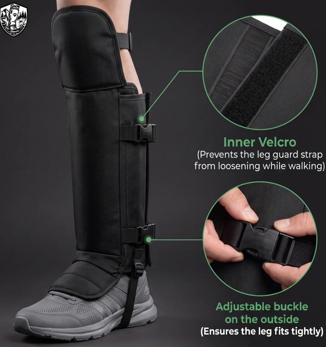 Unisex Adjustable Outdoor Snake-Resistant Leg Gaiters