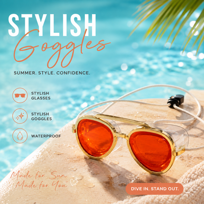 Stylish Waterproof Swim Goggles