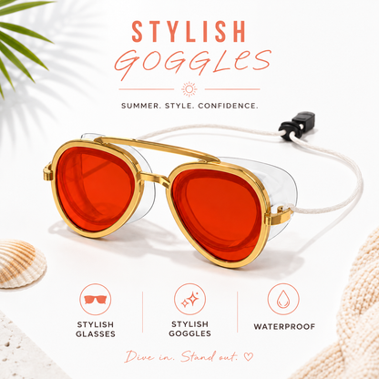 Stylish Waterproof Swim Goggles