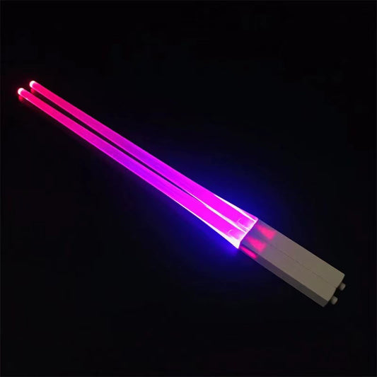 2Pcs Creative LED Luminous Durable Party Chopsticks