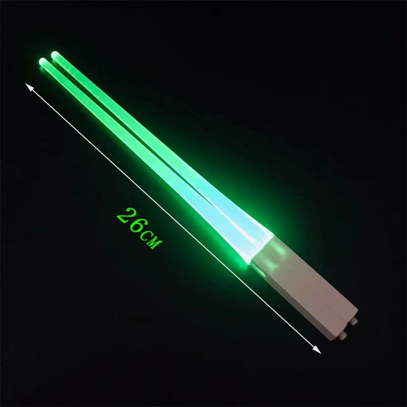 2Pcs Creative LED Luminous Durable Party Chopsticks