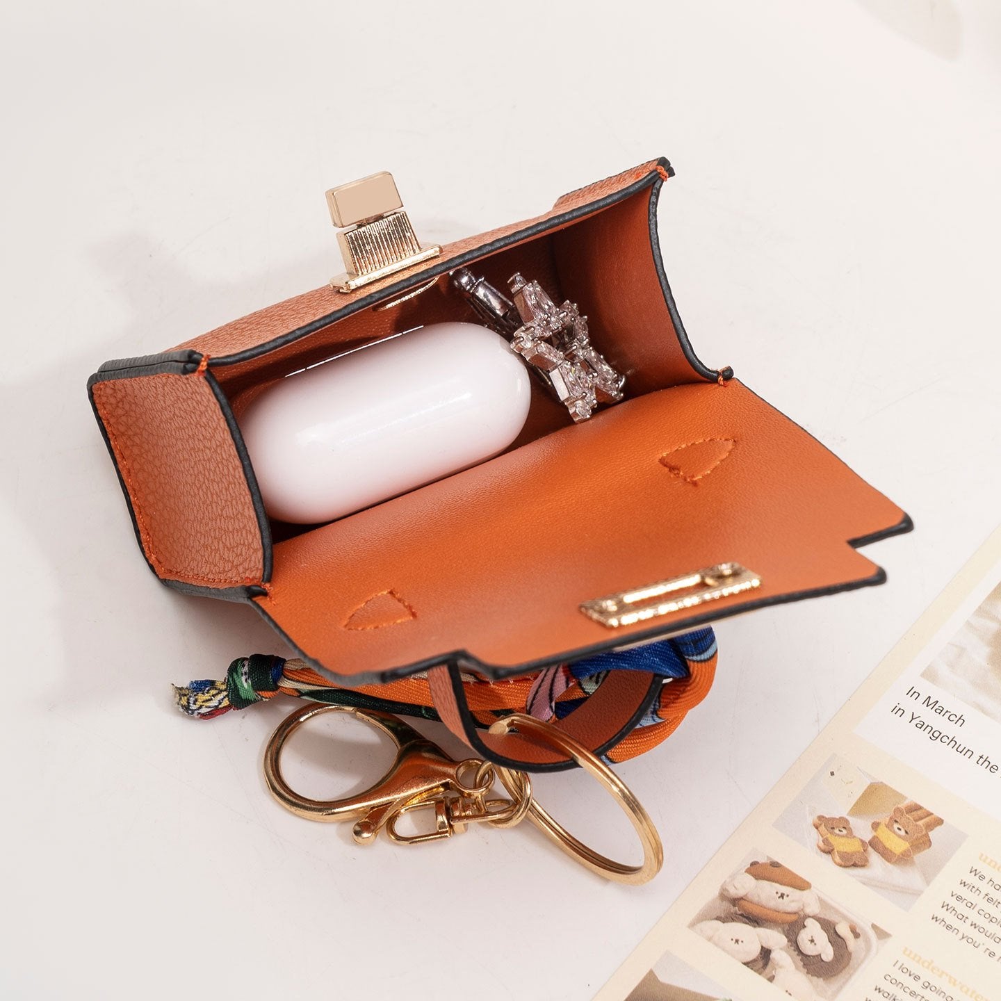 🔥Last Day Only $14.99👜Mini Square Bag Pendant Keychain