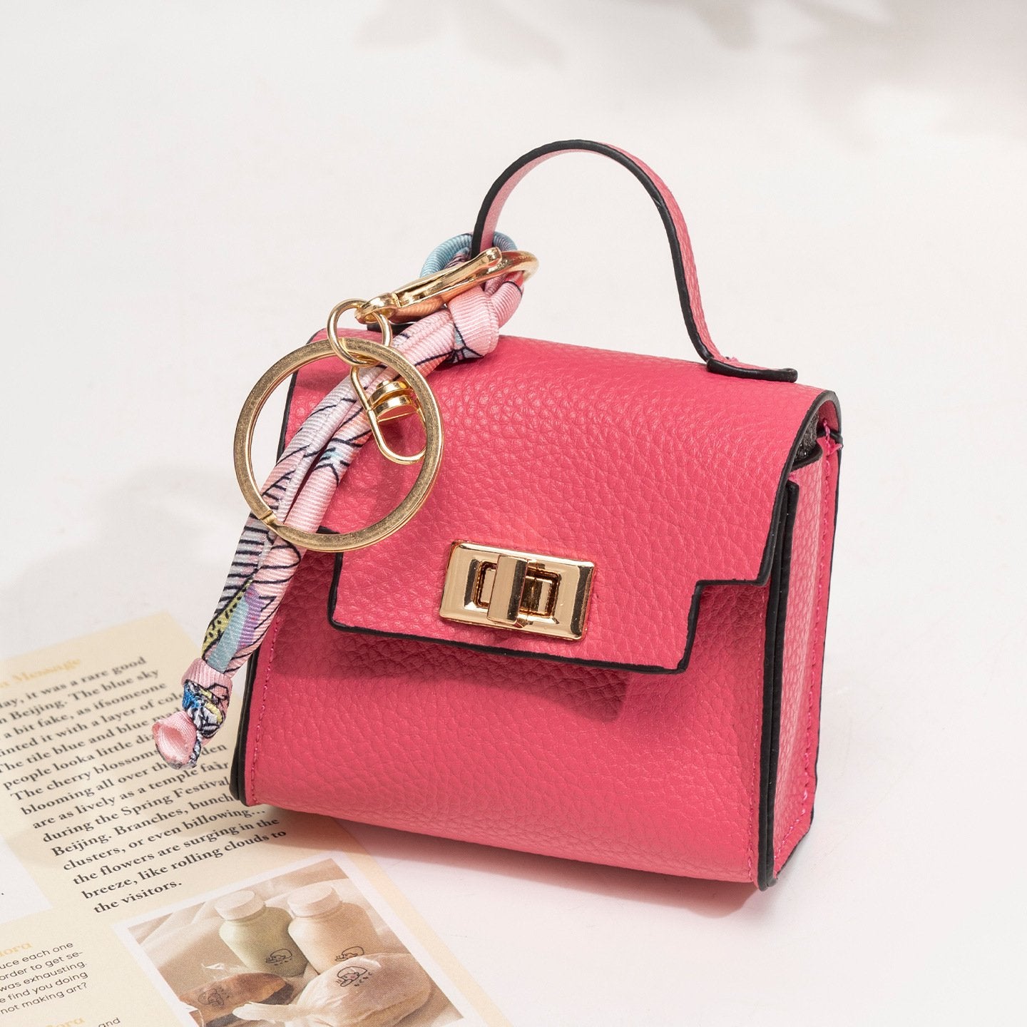 🔥Last Day Only $14.99👜Mini Square Bag Pendant Keychain