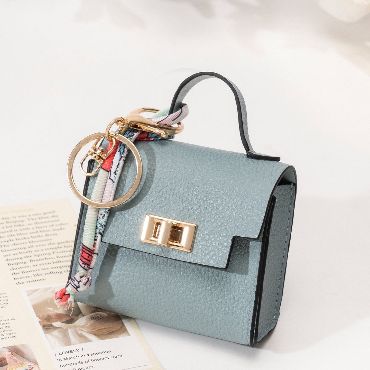 🔥Last Day Only $14.99👜Mini Square Bag Pendant Keychain
