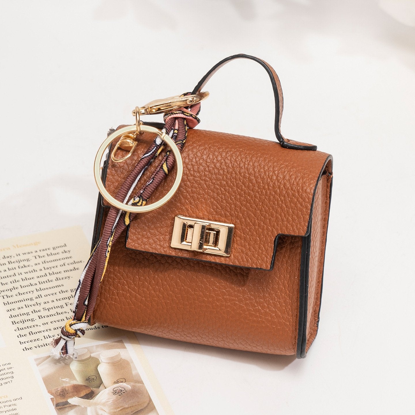 🔥Last Day Only $14.99👜Mini Square Bag Pendant Keychain
