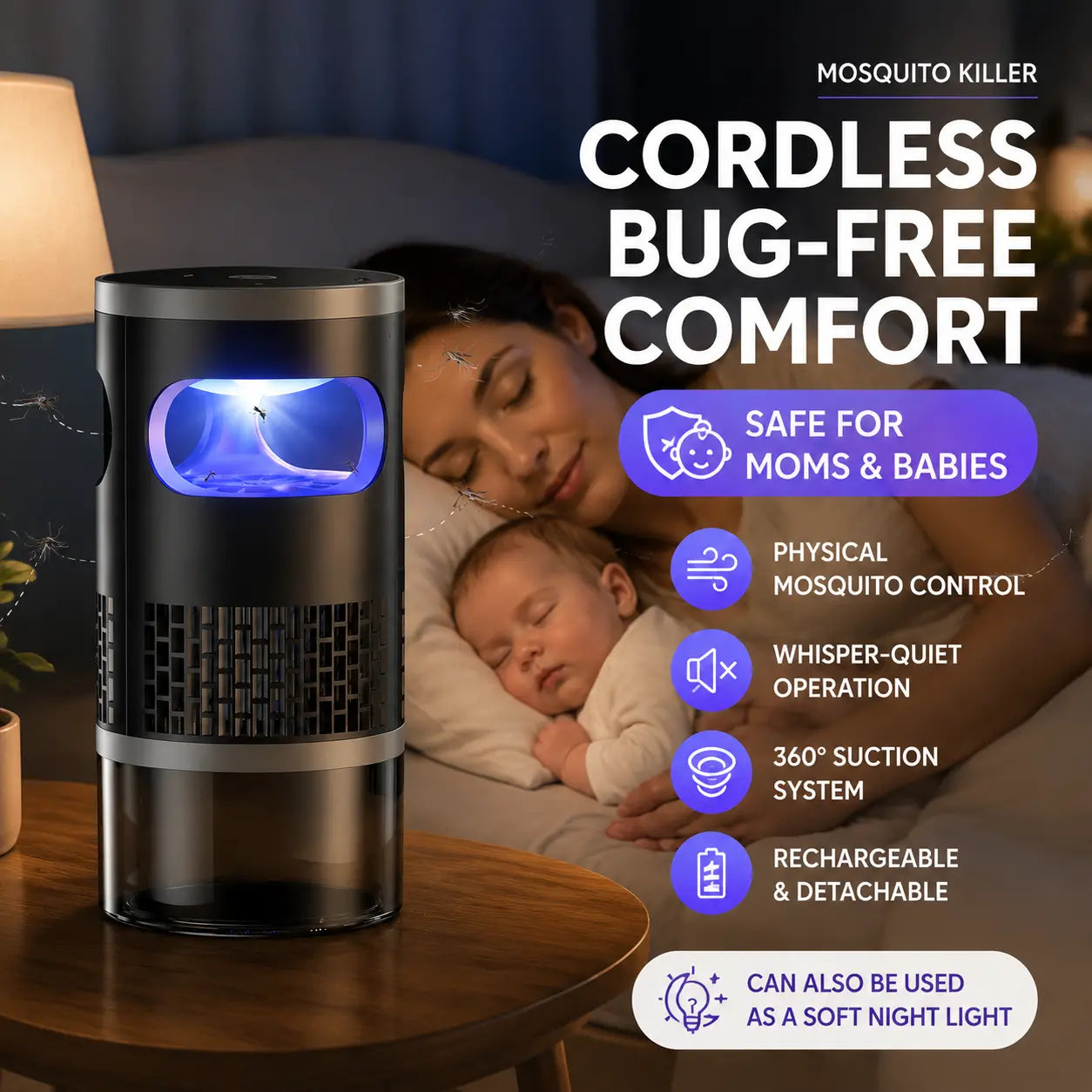 ✨Indoor Insect Trap with Light