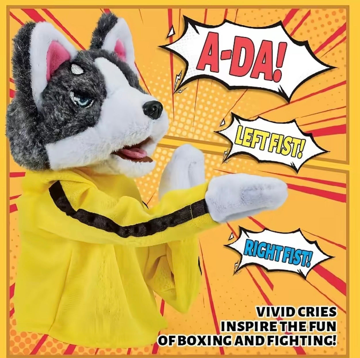 Kung Fu Dog Hand Puppet Toy