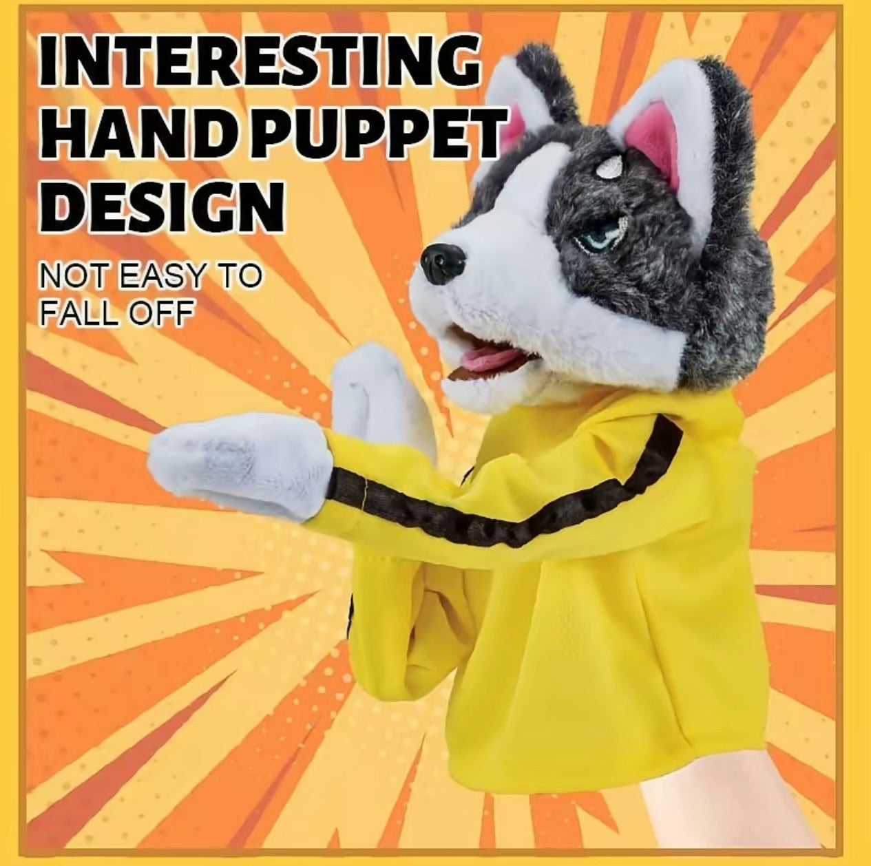 Kung Fu Dog Hand Puppet Toy