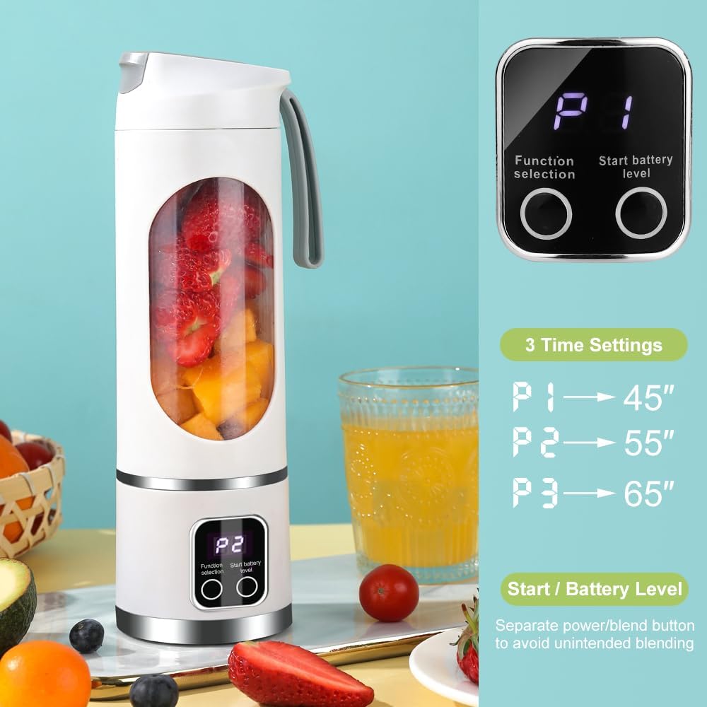 USB Rechargeable Personal Blender with LED Display