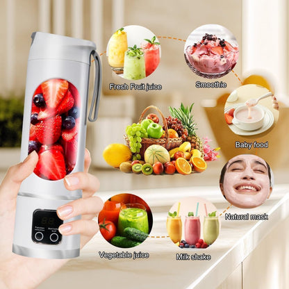 USB Rechargeable Personal Blender with LED Display