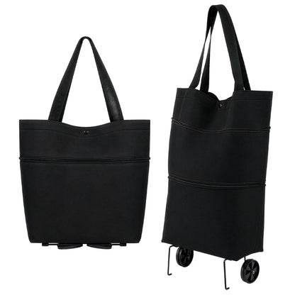 Foldable Trolley Grocery Bag 30L